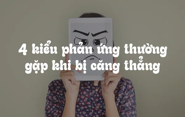 4 Kiểu Phản Ứng Thường Gặp Khi Bị Căng Thẳng Và Cách Đối Phó